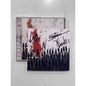 Three Days Grace SIGNED Alienation CD AUTOGRAPHED #1